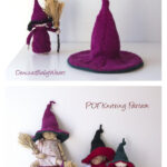 Witch Baby Cap Knitting Pattern