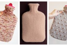 10+ Simple Hot Water Bottle Cover Free Knitting Patterns