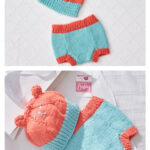 Baby Hat and Diaper Cover Free Knitting Pattern