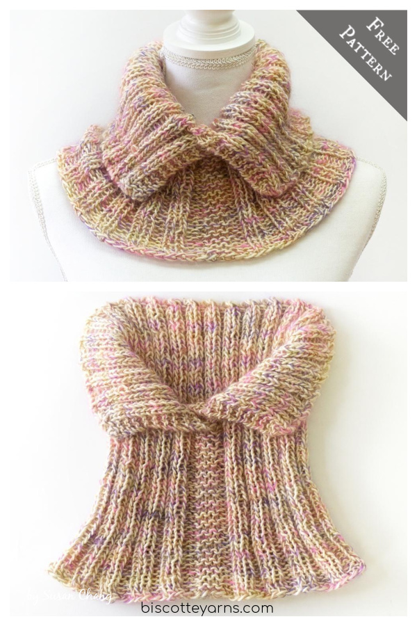 Cache Cou Doux Easy Neck Warmer Free Knitting Pattern