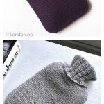 Classic Hot Water Bottle Cover Free Knitting Pattern