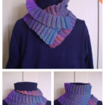 Double Ruffle Neck Warmer Free Knitting Pattern