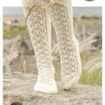 Lace Knee High Socks Free Knitting Pattern