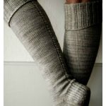 Little Cable Knee Highs Free Knitting Pattern