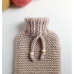 Softly Simple Hot Water Bottle Cover Free Knitting Pattern