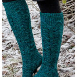 Sulkasato Knee High Socks Free Knitting Pattern