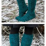 Sulkasato Knee High Socks Free Knitting Pattern