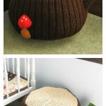 Tree Stump Ottoman Knitting Pattern