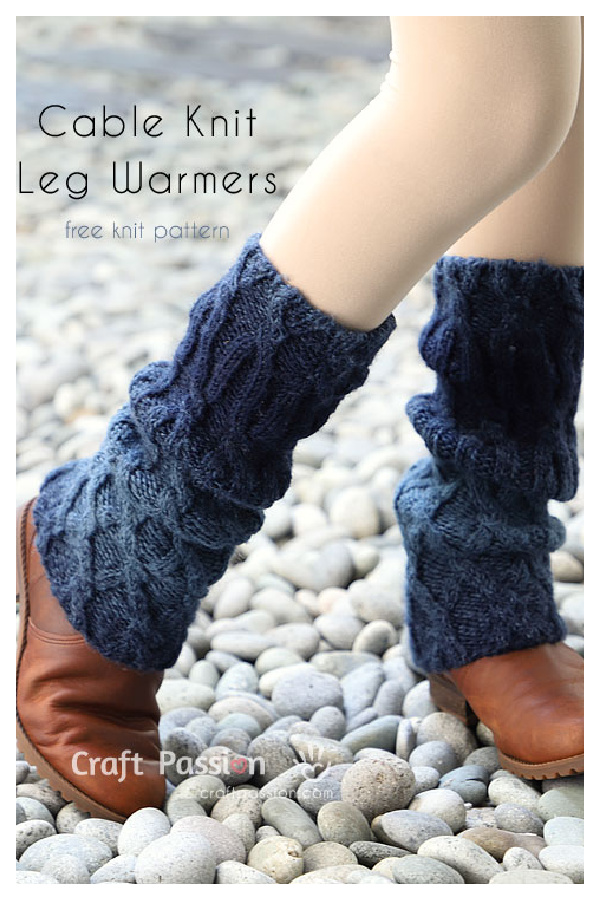 Cable Leg Warmers Free Knitting Pattern