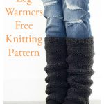 Flat Knit Leg Warmers Free Knitting Pattern