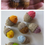 Knit or Stick Acorn Free Knitting Pattern