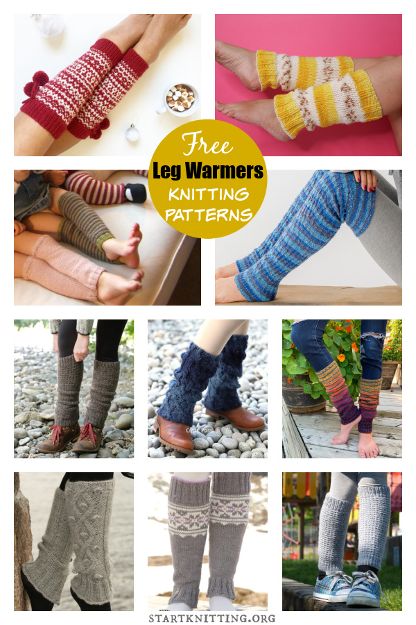Leg Warmers Free Knitting Pattern 