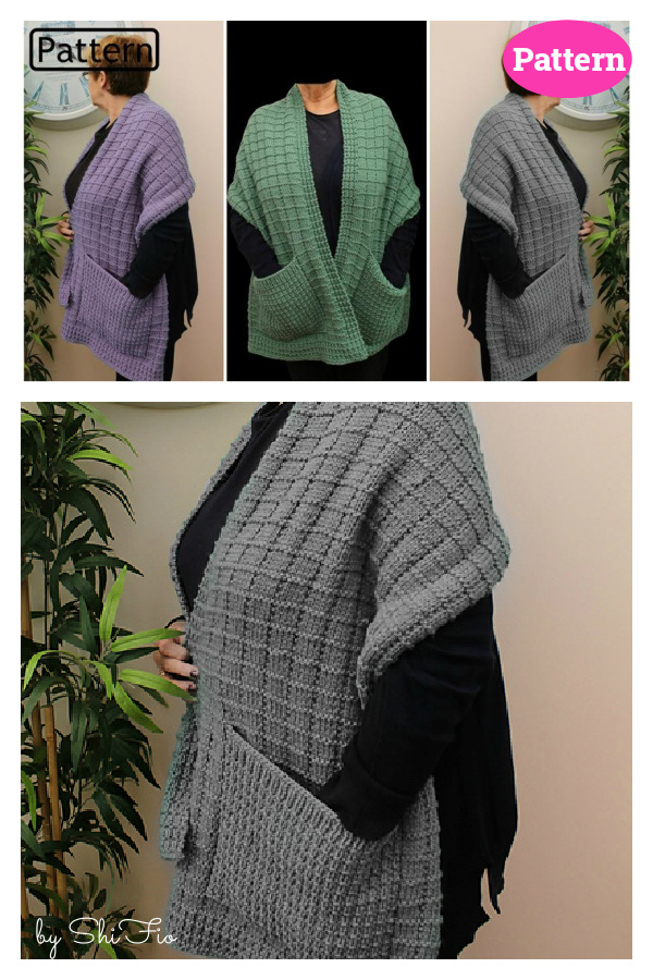 Pocket Shawl Knitting Pattern