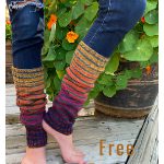 Squishy Stripey Legwarmers Free Knitting Pattern