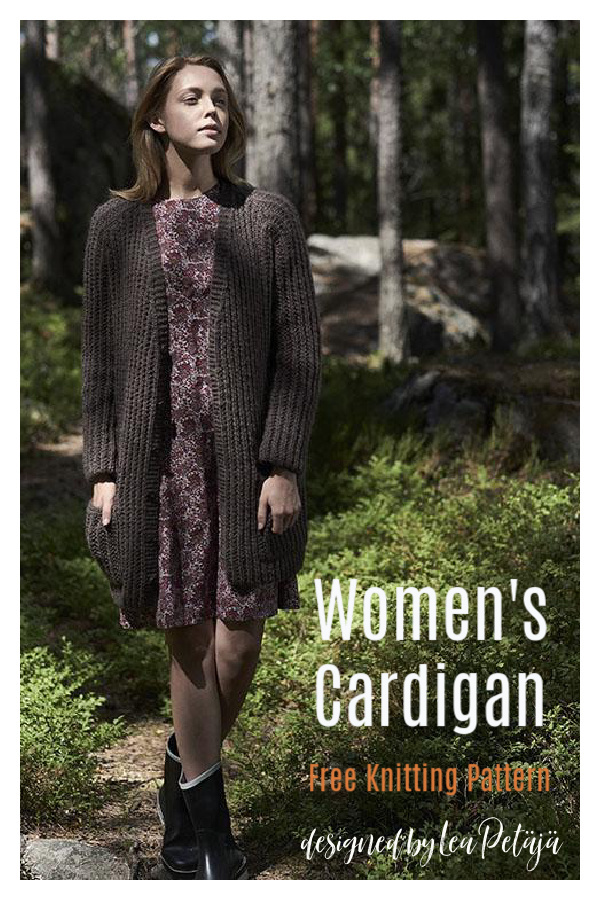 Women's Cardigan Free Knitting Pattern