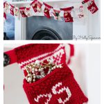 Advent Calendar with Pockets Free Knitting Pattern