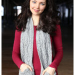 Cabled Pocket Scarf Free Knitting Pattern
