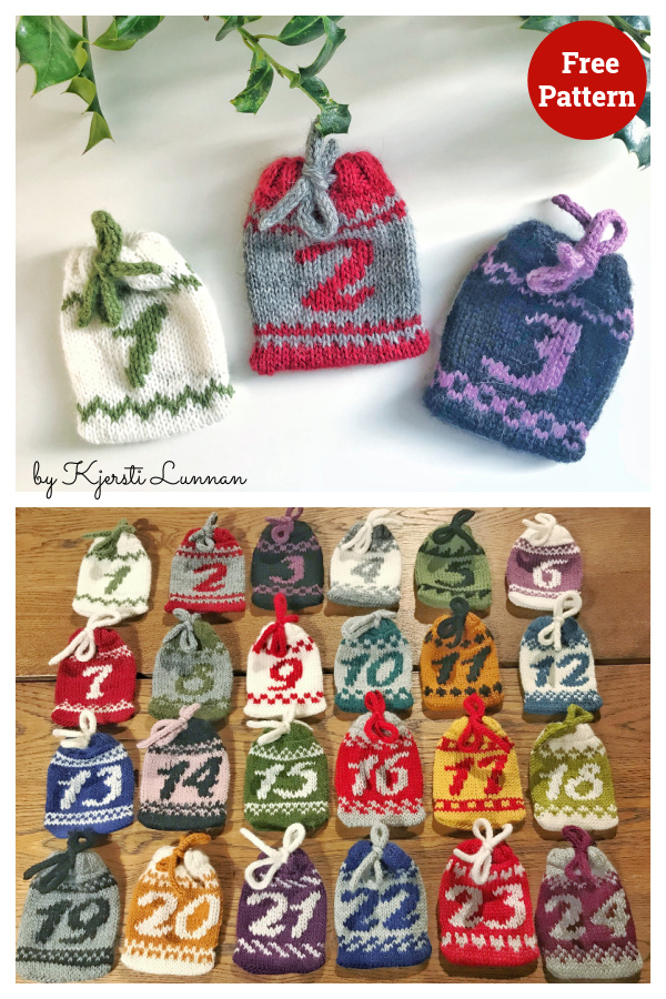 Christmas Calendar Free Knitting Pattern