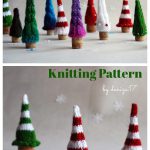 Christmas Trees Knitting Pattern