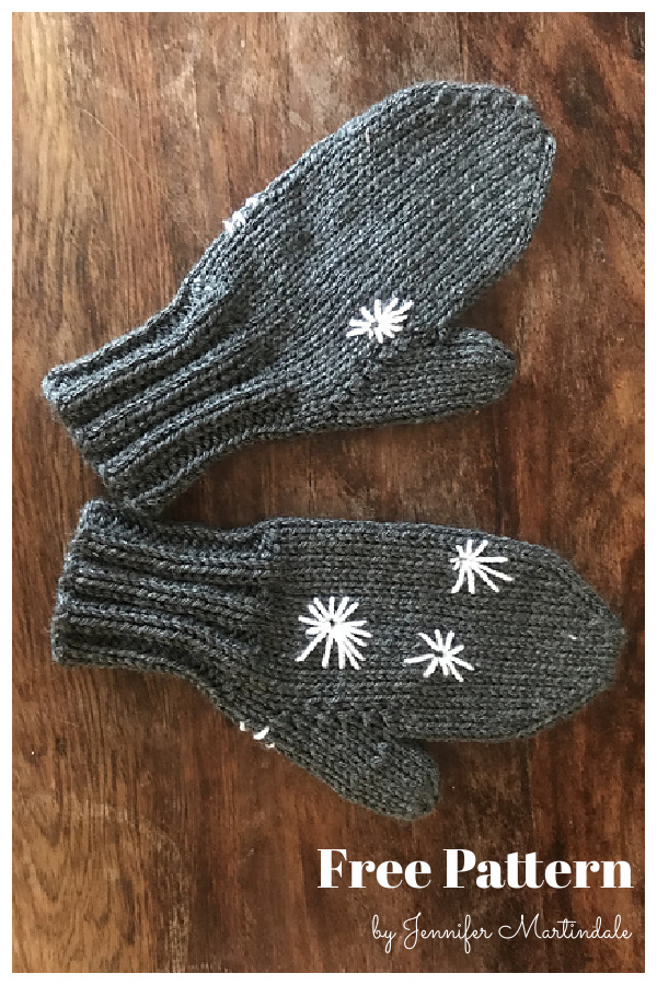 Cozy Mittens Free Knitting Pattern