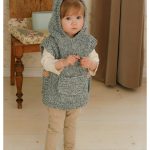 Easy Hooded Poncho Knitting Pattern