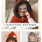Fox Hooded Cowl Knitting Pattern