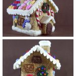 Gingerbread House Free Knitting Pattern