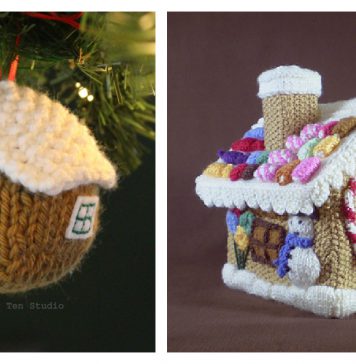 Gingerbread House Knitting Patterns