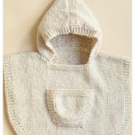 Hooded Baby Poncho Free Knitting Pattern