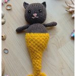 Mermaid Cat Free Knitting Pattern