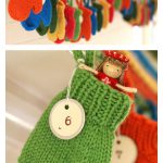 Mini Mitten Advent Calendar Free Knitting Pattern