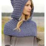 Neck Warmer with Hood Free Knitting Pattern