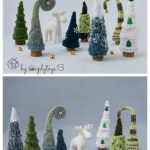 Pine Christmas Trees Knitting Pattern