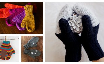 Simple Mittens Free Knitting Pattern
