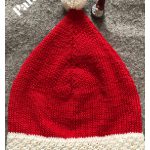 Snowflake Santa Hat Free Knitting Pattern