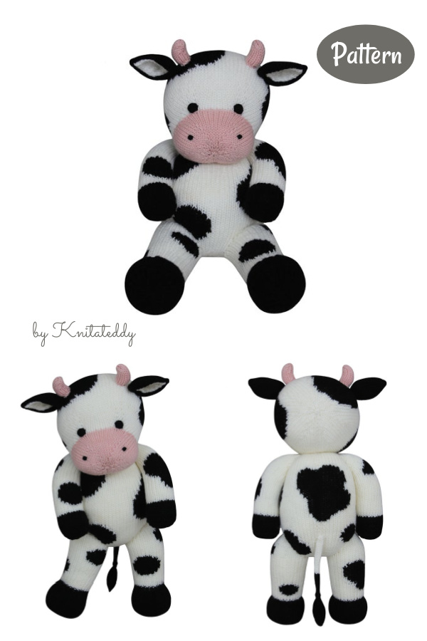 Amigurumi Cow Knitting Pattern