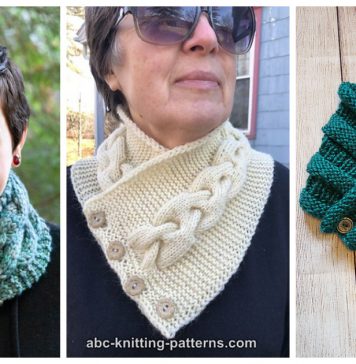 Cozy Button Cowl Free Knitting Pattern