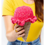 Cupcake and Ice Cream Cone Free Knitting Pattern