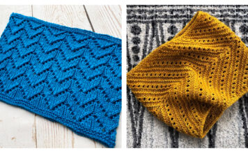 Easy Lace Cowl Free Knitting Pattern