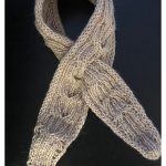 Halstuch Viktualia Cable Small Scarf Free Knitting Pattern