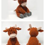 Highland Cow Knitting Pattern