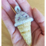 Little Tiny Ice Cream Cone Free Knitting Pattern