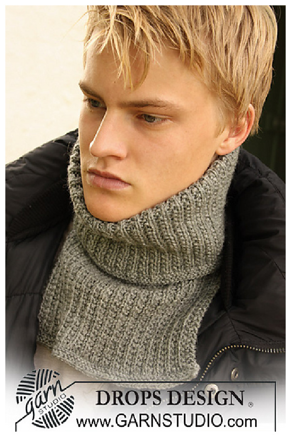 Neck Warmer Free Knitting Pattern