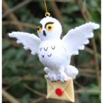 Owl Post Ornament Knitting Pattern