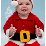 Santa Baby Suit Free Knitting Pattern