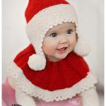 Santa Hat and Neck Warmer Free Knitting Pattern