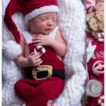 Santa Holiday Outfit Overalls and Hat Knitting Pattern