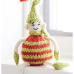 Tiny Elf Ornament Free Knitting Pattern