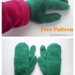 Trigger Mittens Free Knitting Pattern