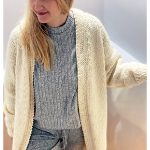 Easy Stay Home Cardigan Free Knitting Pattern